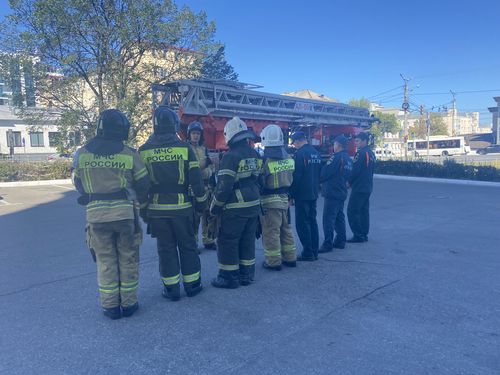 Построение боевого расчёта пожарного автомобиля